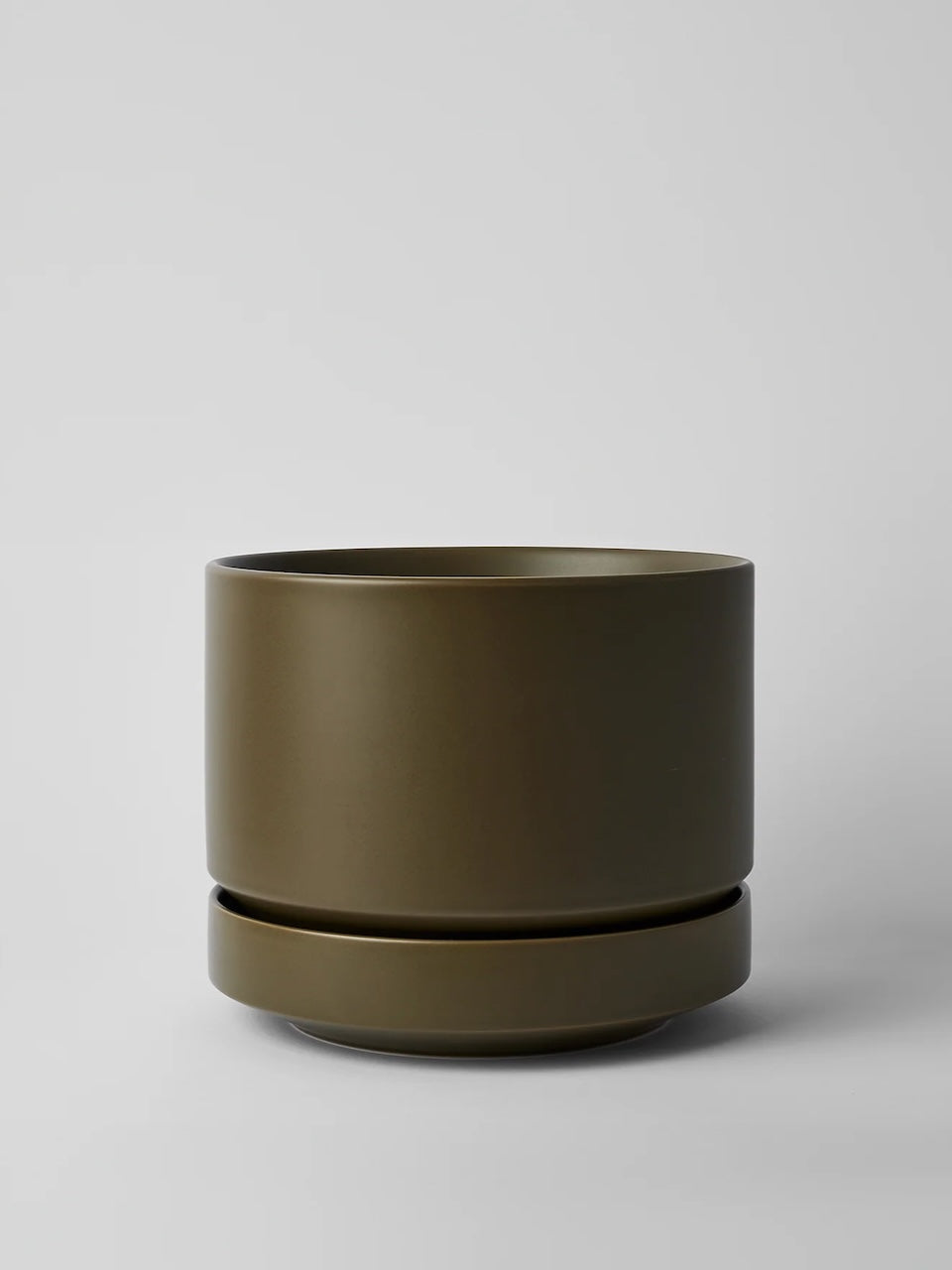 Round Two Ceramic Pot, Medium 7" (Multiple Colours)
