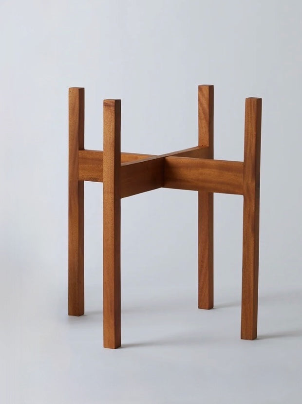 Tobago Mahogany Plant Stand, XL+ 13" (Multiple Colours)