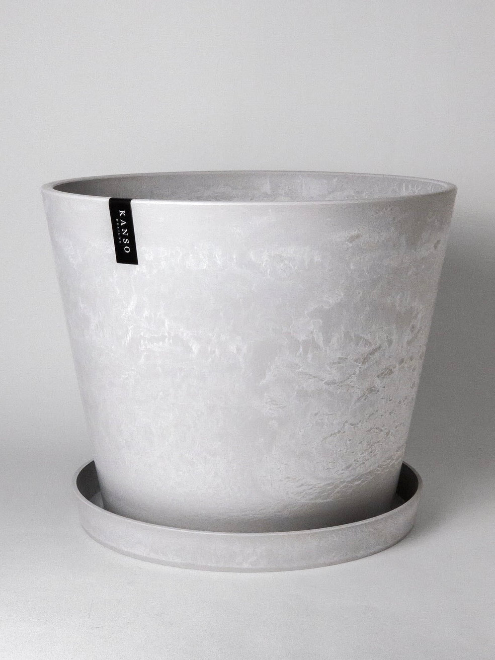 Kanso Recycled Tapered Pot, XXL 14" (Multiple Colours)