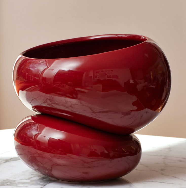 Fondra Ceramic Pot, Medium 6.5"