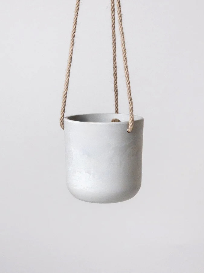 Kanso Recycled Hanging Pot, Small 4"