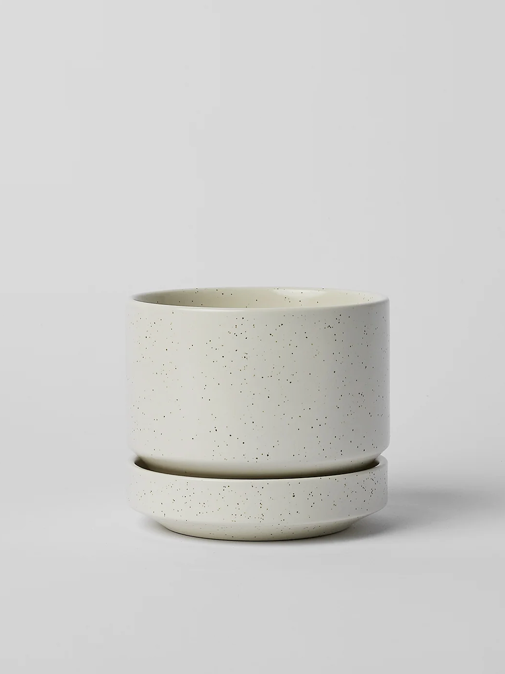 Round Two Ceramic Pot, Small 4" (Multiple Colours)