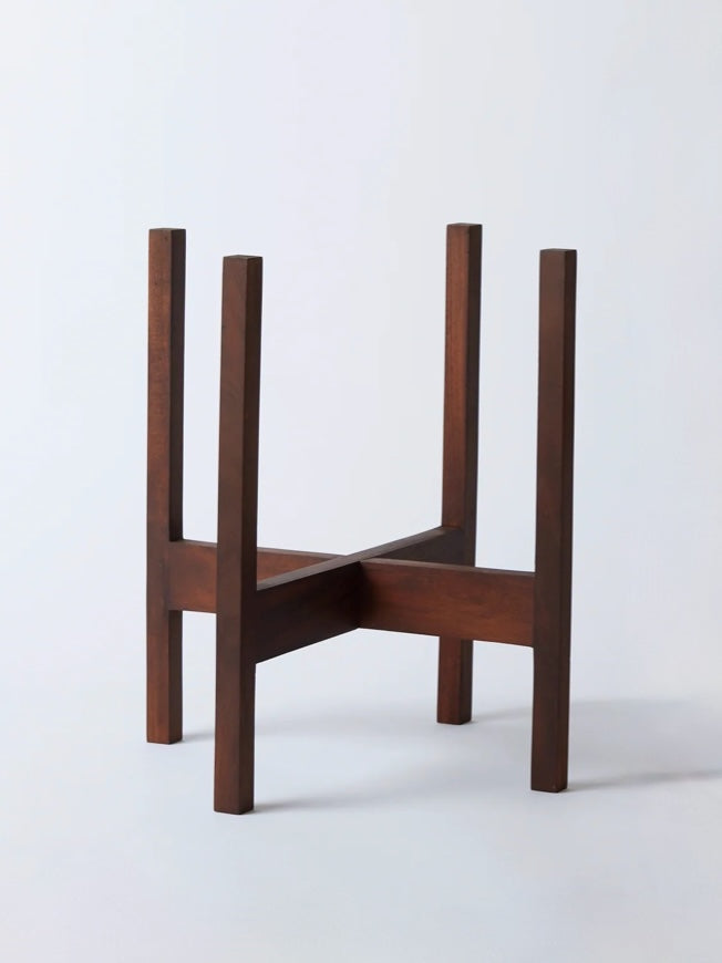 Tobago Mahogany Plant Stand, XL+ 13" (Multiple Colours)